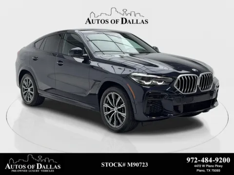 Black 2022 BMW X6 xDrive40i M SPORT,NAV,CAM,PANO,BLIND SPOT,HEADS UP for sale in Plano, TX