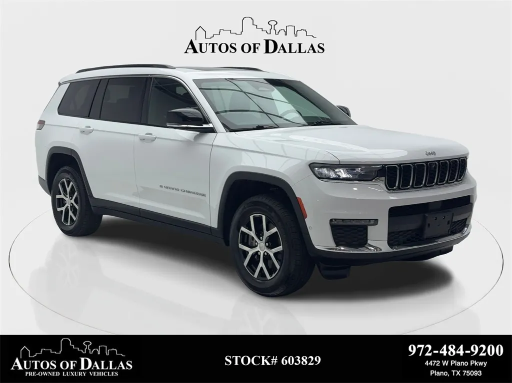2024 Jeep Grand Cherokee L Limited NAV,CAM,PANO,HTD STS,BLIND SPOT,3RD ROW for sale in Plano, TX