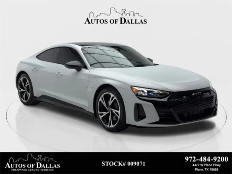White 2022 Audi e-tron GT Prestige NAV,CAM,PANO,HTD STS,BLIND SPOT,20" WHLS for sale in Plano, TX