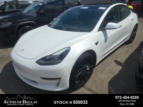 White 2023 Tesla Model 3 Performance NAV,CAM,PANO,HTD STS,BLIND SPOT,20" WL for sale in Plano, TX