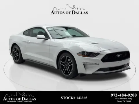 White 2020 Ford Mustang EcoBoost Premium for sale in Plano, TX
