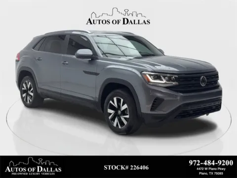 Gray 2022 Volkswagen Atlas Cross Sport 2.0T SE for sale in Plano, TX