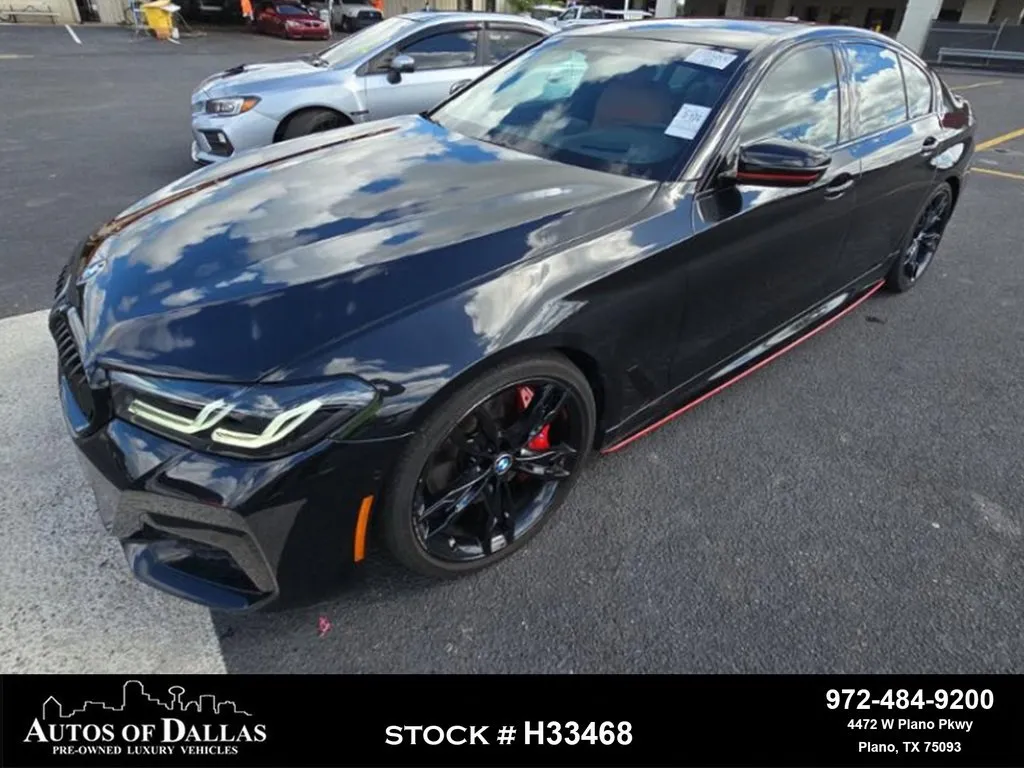 2021 BMW 5 Series M550i xDrive NAV,CAM,SUNROOF,HEADS UP,20" M WLS