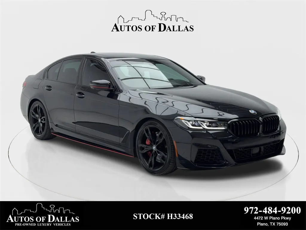 2021 BMW 5 Series M550i xDrive NAV,CAM,SUNROOF,HEADS UP,20" M WLS for sale in Plano, TX