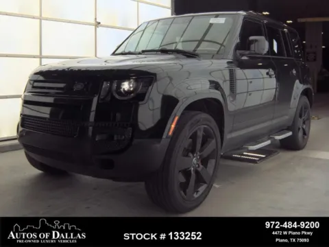 Black 2023 Land Rover Defender 110 S NAV,CAM,PANO,HTD STS,BLIND SPOT,22" WHLS for sale in Plano, TX
