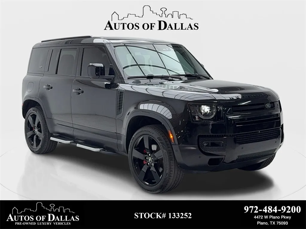 Black 2023 Land Rover Defender 110 S NAV,CAM,PANO,HTD STS,BLIND SPOT,22" WHLS for sale in Plano, TX