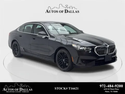 Black 2025 BMW 5 Series 530i SPORT LINE,NAV,CAM,SUNROOF,HTD STS,HEADS UP for sale in Plano, TX