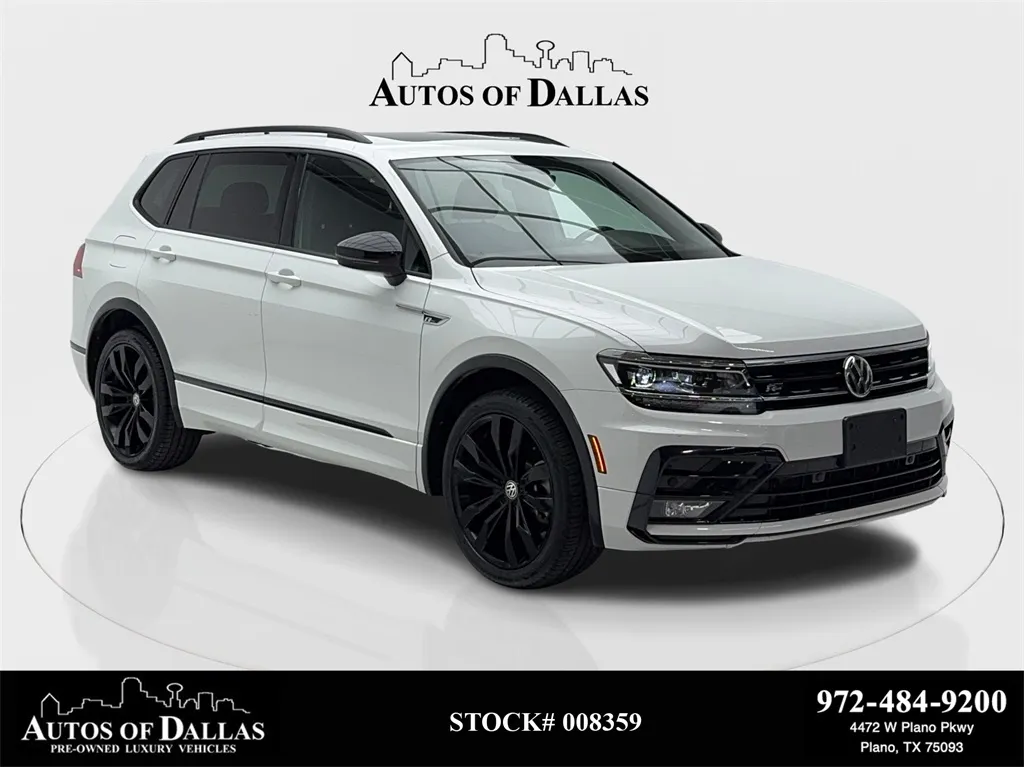 2021 Volkswagen Tiguan 2.0T SE R-Line Black CAM,PANO,HTD STS,BLIND SPOT,3 for sale in Plano, TX