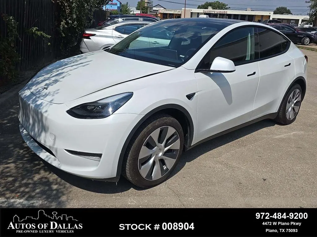 White 2024 Tesla Model Y Standard Range NAV,CAM,PANO,HTD STS,BLIND SPOT for sale in Plano, TX