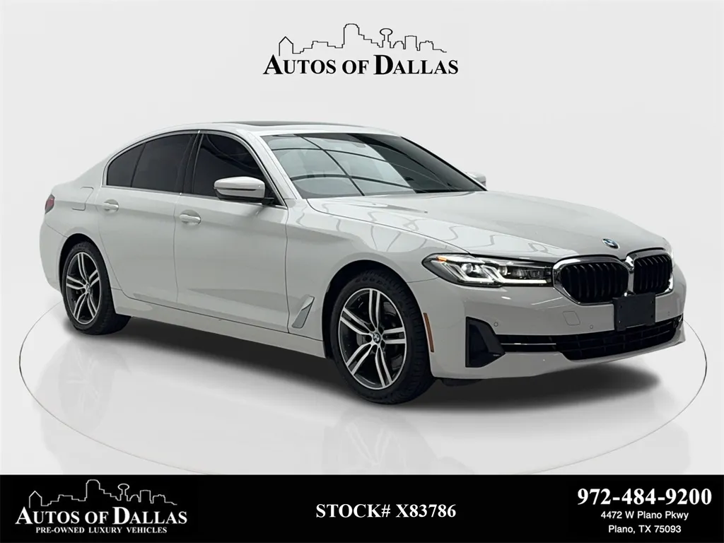 2022 BMW 5 Series 530i SPORT LINE,NAV,CAM,SUNROOF,HTD STS,BLIND SPOT