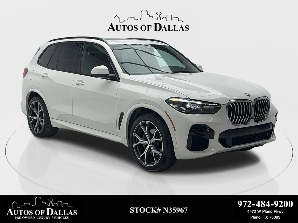 White 2022 BMW X5 xDrive40i M SPORT,NAV,CAM,PANO,HTD STS,BLIND SPOT for sale in Plano, TX