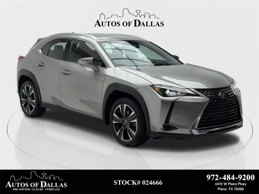 Silver 2020 Lexus UX 200 CAM,SUNROOF,CLMT STS,BLIND SPOT,18" WLS for sale in Plano, TX