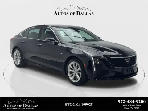Black 2025 Cadillac CT5 Premium Luxury NAV,CAM,PANO,CLMT STS,BLIND SPOT for sale in Plano, TX