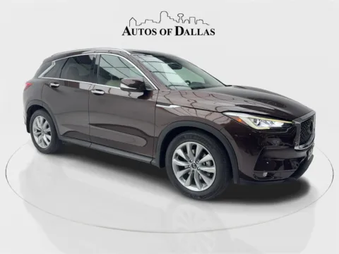 Photos of 2021 INFINITI QX50 LUXE CAM,PANO,HTD STS,BLIND SPOT,19" WHLS for sale in Plano, TX at Autos of Dallas - Plano