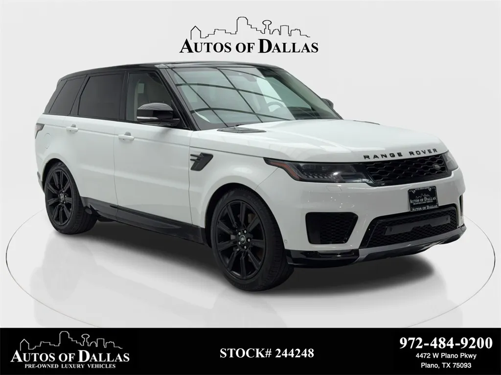 White 2022 Land Rover Range Rover Sport HSE Silver Edition NAV,CAM,PANO,CLMT STS,21" WHLS for sale in Plano, TX