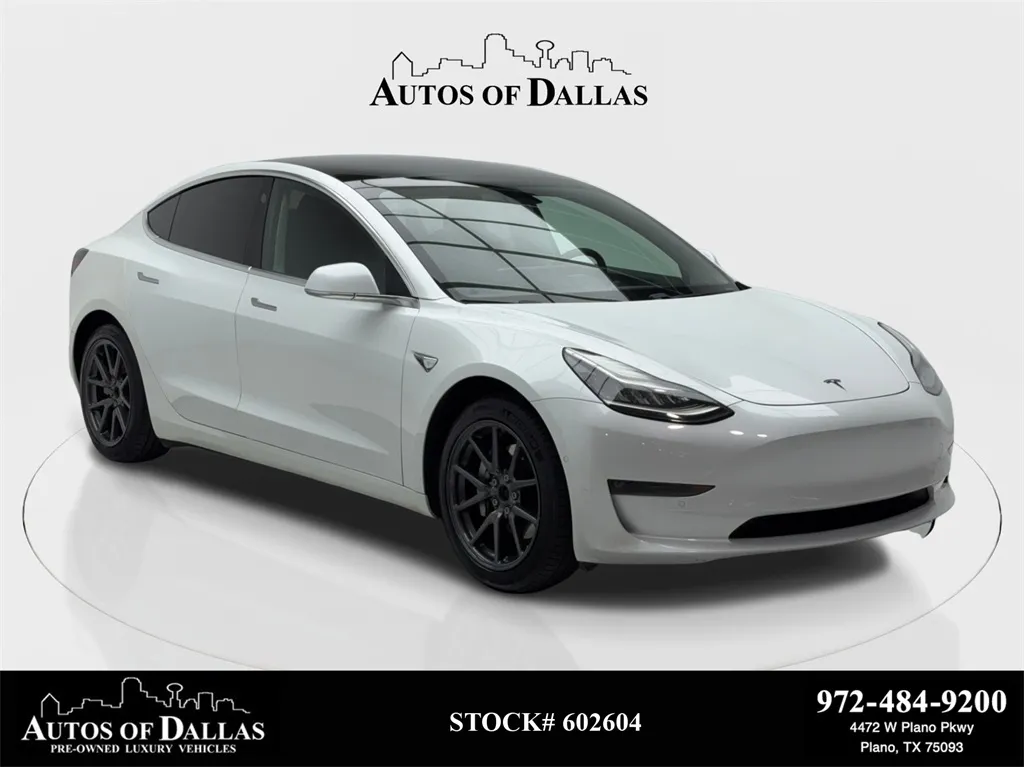 White 2020 Tesla Model 3 Performance NAV,CAM,PANO,HTD STS,BLIND SPOT for sale in Plano, TX