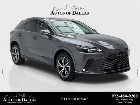 Gray 2023 Lexus RX 350 Premium NAV,CAM,SUNROOF,CLMT STS,BLIND SPOT for sale in Plano, TX