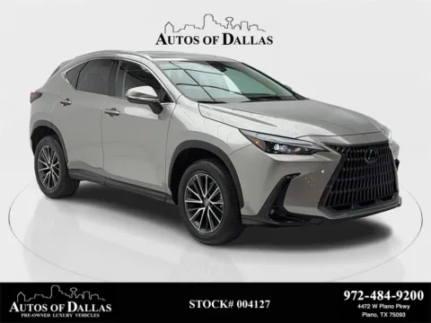 Silver 2024 Lexus NX 250 NAV,CAM,SUNROOF,CLMT STS,BLIND SPOT,18" WLS for sale in Plano, TX