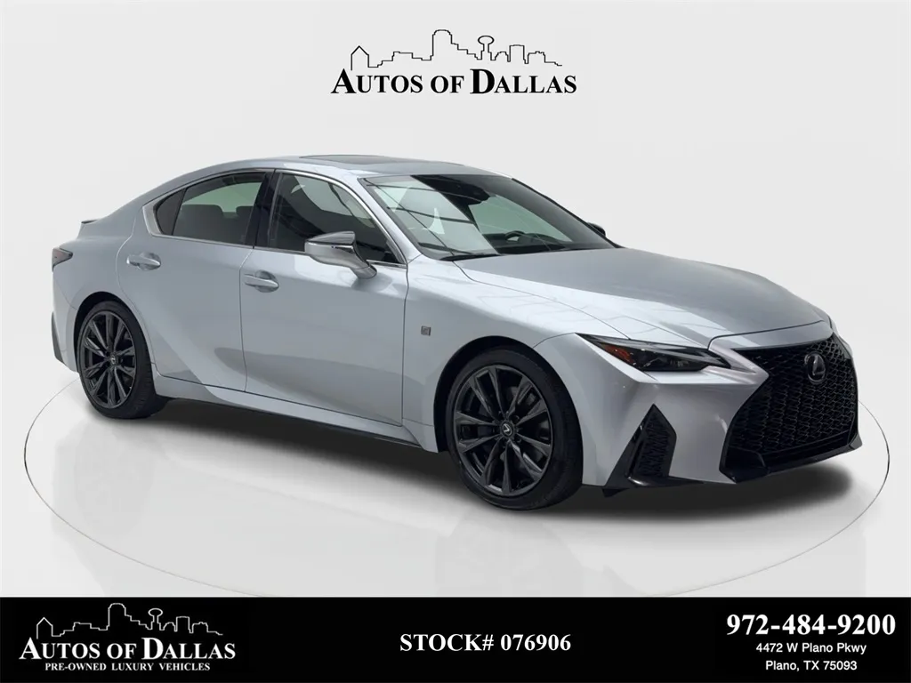 2024 Lexus IS 350 F SPORT Design CAM,SUNROOF,CLMT STS,BLIND SPOT