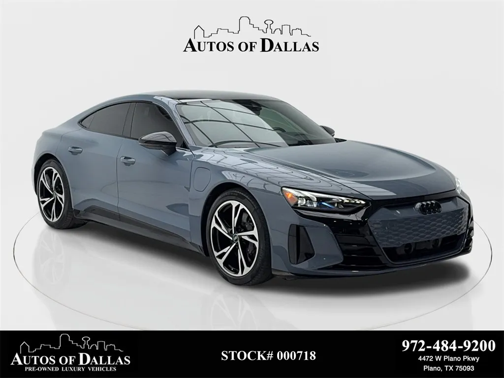 Gray 2023 Audi e-tron GT Premium Plus PERFORMANCE PKG,CLMT STS,BANG & OLUFS for sale in Plano, TX