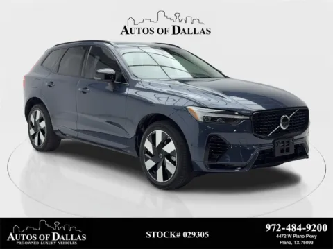 Blue 2025 Volvo XC60 Plug-In Hybrid T8 Plus CAM,PANO,HTD STS,BLIND SPOT,20" WHLS for sale in Plano, TX