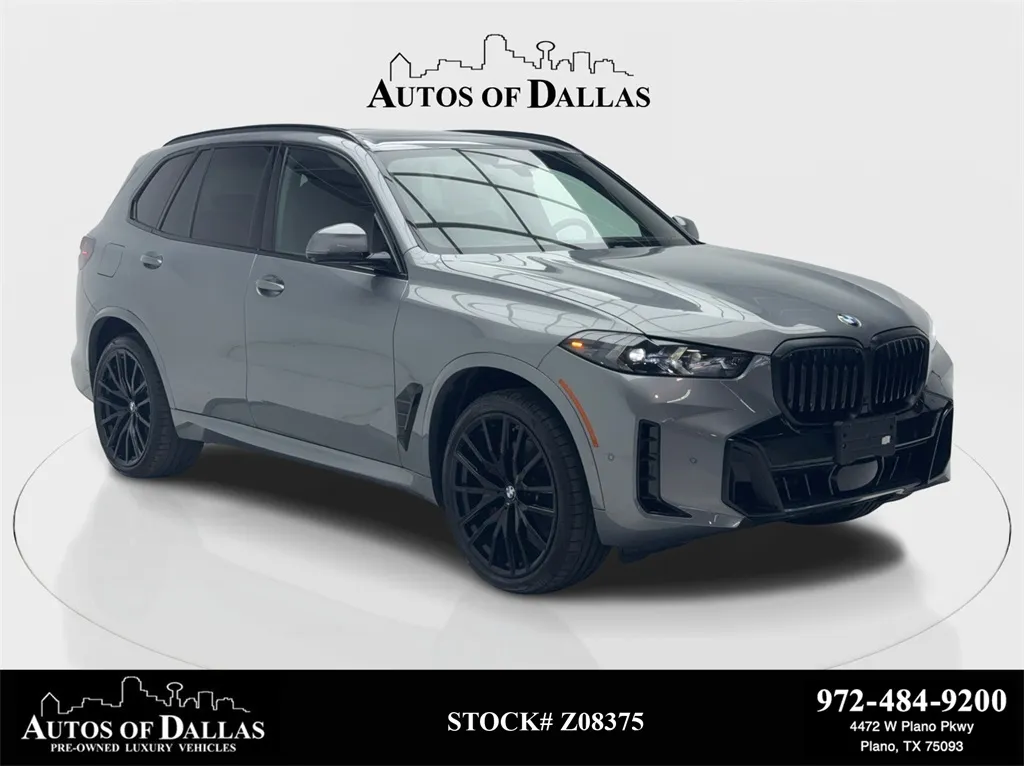 Gray 2025 BMW X5 sDrive40i M SPORT PERFORMANCE,NAV,CAM,HEADS UP,22" for sale in Plano, TX