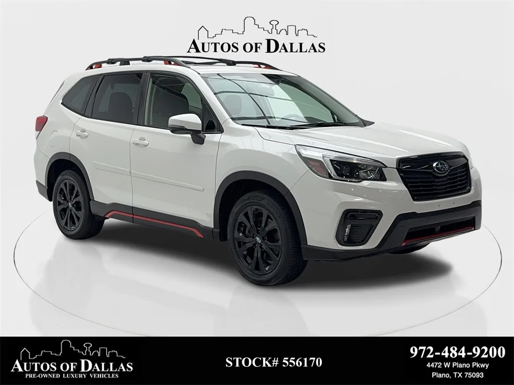 White 2021 Subaru Forester Sport for sale in Plano, TX