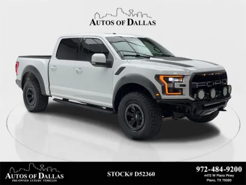 White 2018 Ford F-150 Raptor for sale in Plano, TX