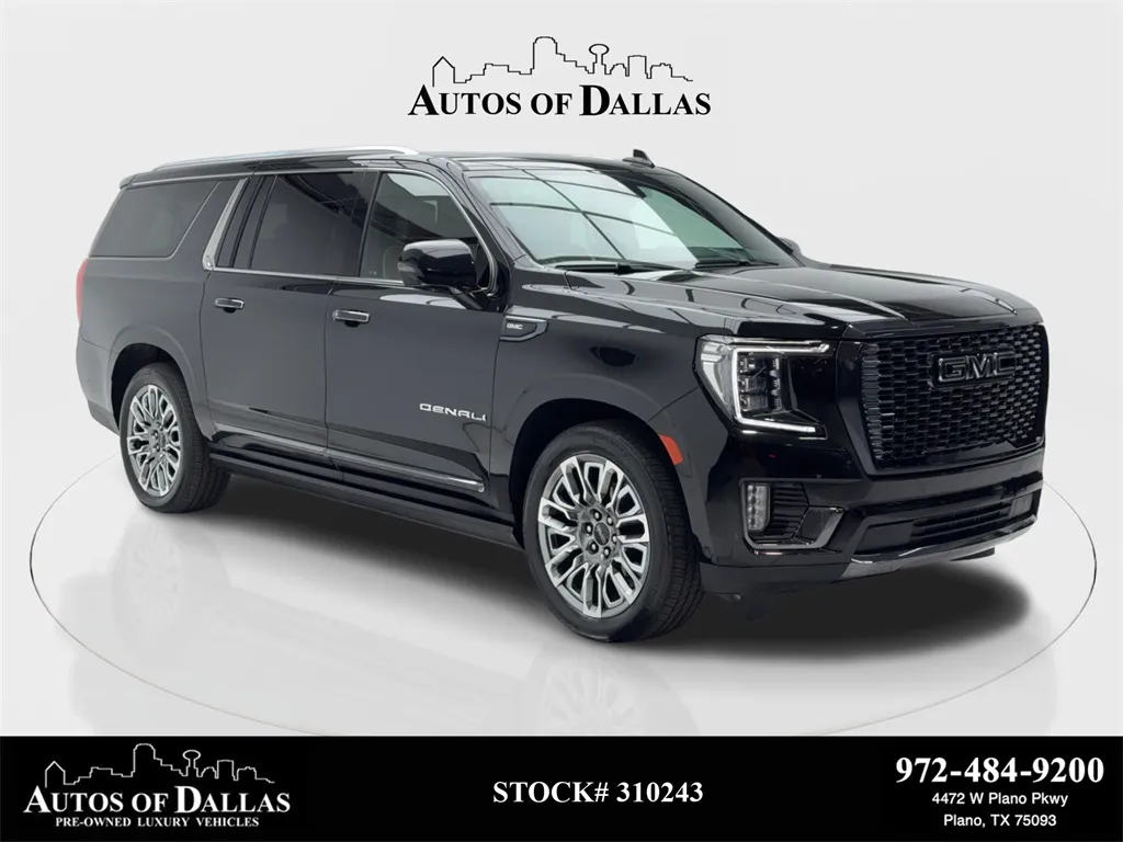 Black 2023 GMC Yukon XL Denali Ultimate NAV,CAM,PANO,CLMT STS,HEADS UP,3RD for sale in Plano, TX