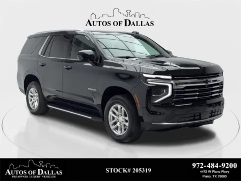 Black 2025 Chevrolet Tahoe LT NAV,CAM,HTD STS,BLIND SPOT,3RD ROW for sale in Plano, TX
