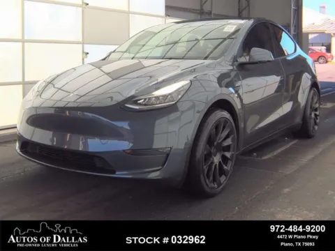 Blue 2023 Tesla Model Y Long Range NAV,CAM,PANO,HTD STS,BLIND SPOT,20" WLS for sale in Plano, TX