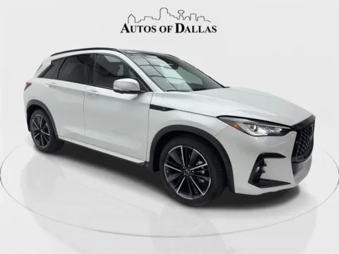 Photos of 2024 INFINITI QX50 SPORT NAV,CAM,PANO,HTD STS,BLIND SPOT,20" WLS for sale in Plano, TX at Autos of Dallas - Plano