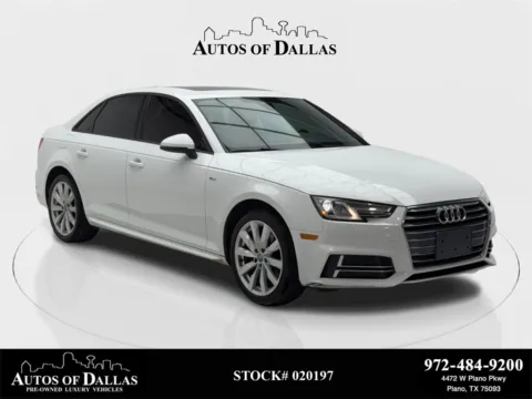 White 2018 Audi A4 2.0T for sale in Plano, TX
