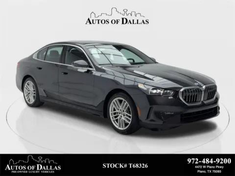 Gray 2025 BMW 5 Series 530i SPORT LINE,NAV,CAM,SUNROOF,HTD STS,BLIND SPOT for sale in Plano, TX