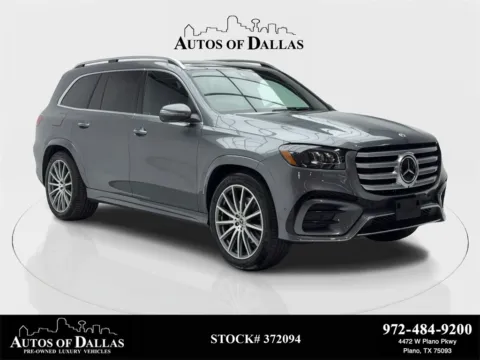 Gray 2025 Mercedes-Benz GLS 450 AMG SPORT,NAV,CAM,PANO,CLMT STS,3RD ROW for sale in Plano, TX