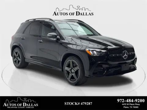 Black 2025 Mercedes-Benz GLE 350 AMG NIGHT PKG,NAV,CAM,PANO,BLIND SPOT for sale in Plano, TX