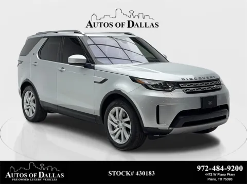 Silver 2020 Land Rover Discovery HSE NAV,CAM,PANO,HTD STS,BLIND SPOT,3RD ROW for sale in Plano, TX