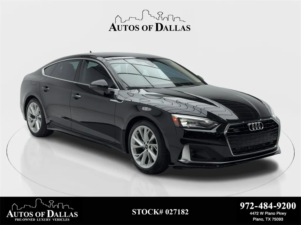 2022 Audi A5 Sportback Premium CAM,PANO,HTD STS,BLIND SPOT,18" WLS