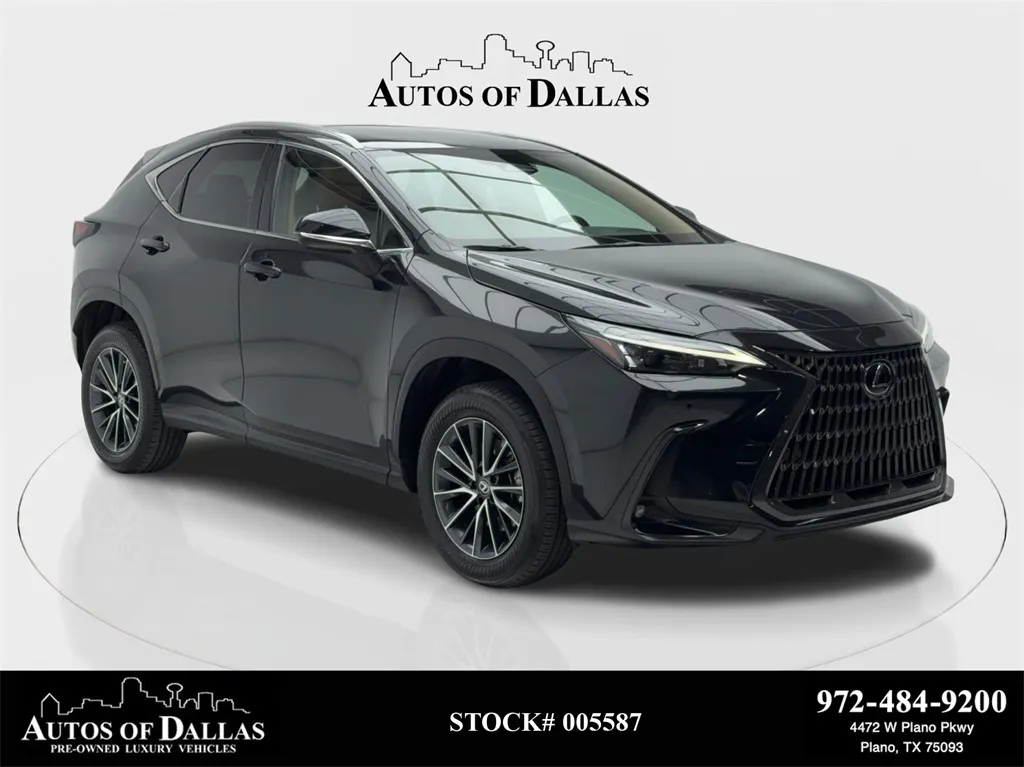 Black 2022 Lexus NX 350 Premium NAV,CAM,SUNROOF,CLMT STS,BLIND SPOT for sale in Plano, TX