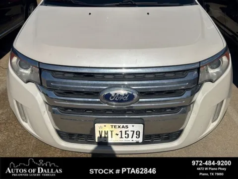 White 2012 Ford Edge Limited for sale in Plano, TX