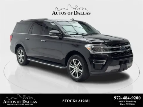 Black 2022 Ford Expedition Max Limited for sale in Plano, TX