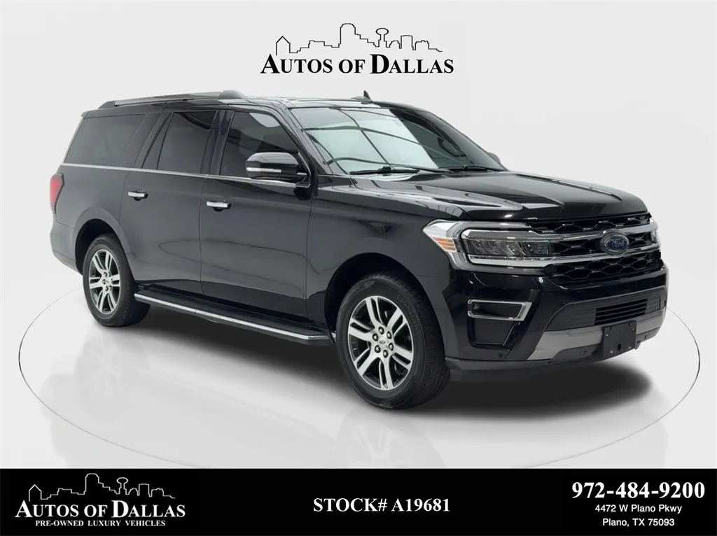 Black 2022 Ford Expedition Max Limited for sale in Plano, TX