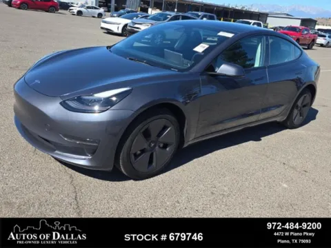 Gray 2023 Tesla Model 3 NAV,CAM,PANO,HTD STS,BLIND SPOT,18" WLS for sale in Plano, TX