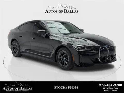 Black 2023 BMW i4 eDrive35 NAV,CAM,SUNROOF,HTD STS,BLIND SPOT,18" WL for sale in Plano, TX