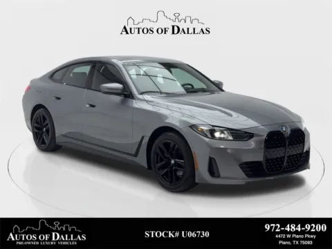 Gray 2025 BMW 4 Series 430i Gran Coupe SPORT LINE,NAV,CAM,SUNROOF,BLIND S for sale in Plano, TX