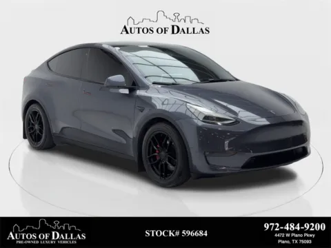 Gray 2023 Tesla Model Y Performance NAV,CAM,PANO,HTD STS,BLIND SPOT,20" WL for sale in Plano, TX