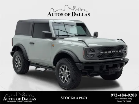 Gray 2024 Ford Bronco Badlands NAV,CAM,HTD STS,BLIND SPOT,17" WLS for sale in Plano, TX