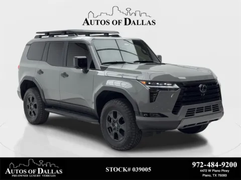 Gray 2025 Lexus GX 550 Overtrail NAV,CAM,SUNROOF,CLMT STS,BLIND SPOT, for sale in Plano, TX