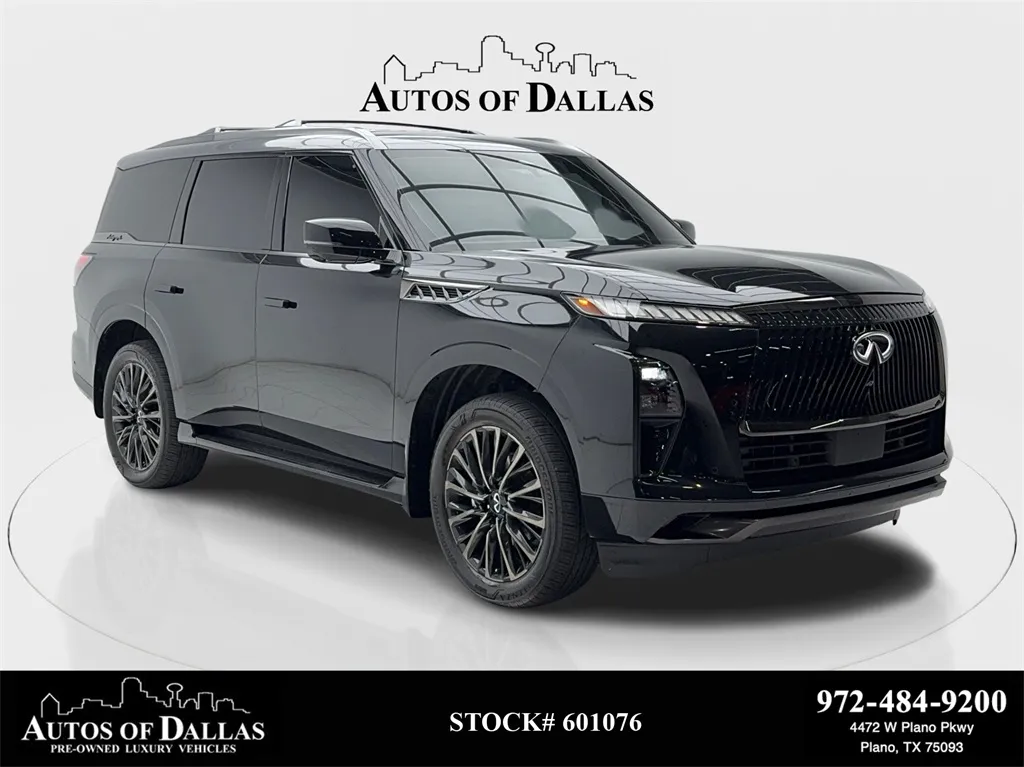 2025 INFINITI QX80 AUTOGRAPH NAV,CAM,SUNROOF,HTD STS,BLIND SPOT,3RD R for sale in Plano, TX