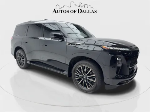 Photos of 2025 INFINITI QX80 AUTOGRAPH NAV,CAM,SUNROOF,HTD STS,BLIND SPOT,3RD R for sale in Plano, TX at Autos of Dallas - Plano